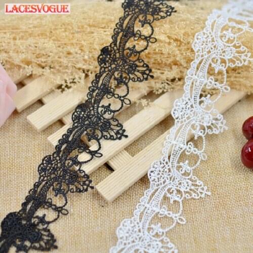 14 yards 4.5cm Embroidery lace ribbon Necklace material DIY patchwork Dress edge Garment needlework sewing accessories 445