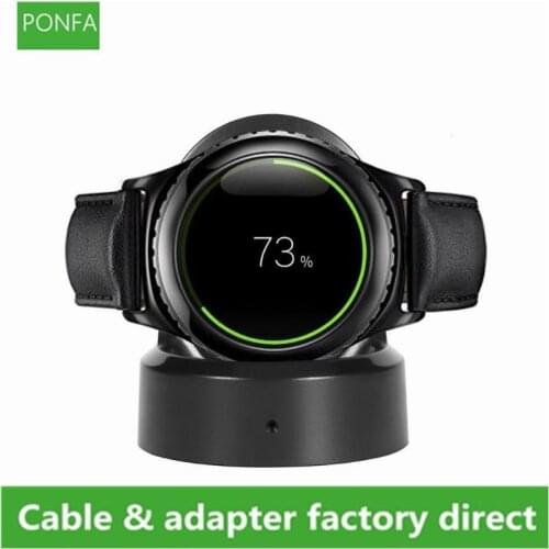 1PC Wireless charger Smart Watch Charging Dock Charging Base For Samsung galaxy watch 46/42mm Gear S3 S2 Sport