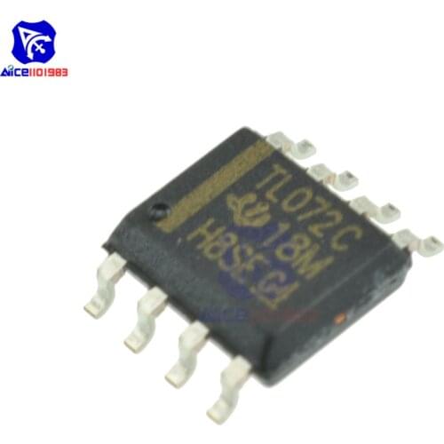 Diymore 10PCS/Lot IC Chips LT072C LT072 Dual Operational Amplifier SMD8 Original Integrated Circuits