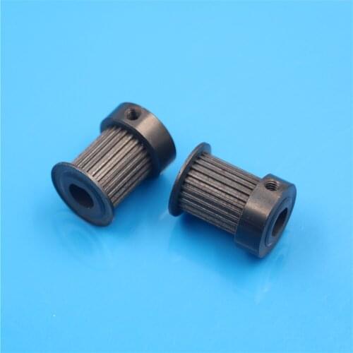 Wit-color 2000/3000 Solvent Printer motor gear Smart 382 Inkjet Printer pulley X axis motor gear black gear wheel 25 teeth