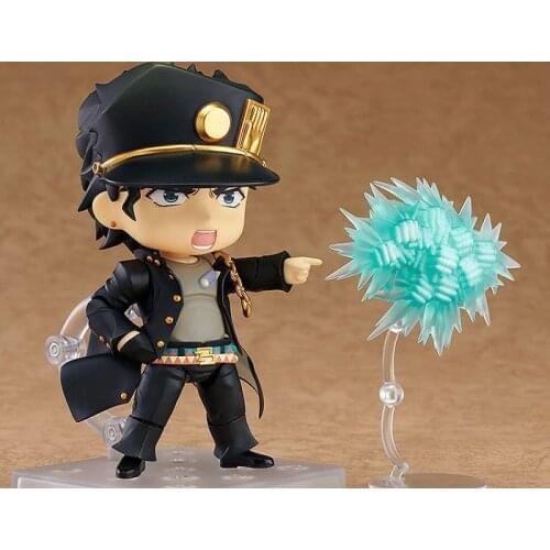 NEW 10cm Anime JOJOs Bizarre Adventure Kujo Jotaro Q Version 985# PVC Action figure Model toys doll Christmas gift for kids