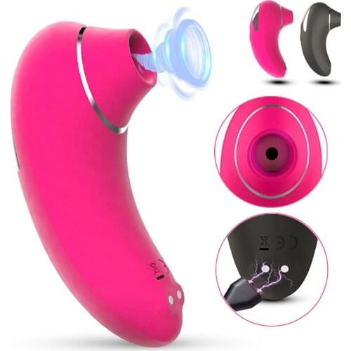 G-Spot Clitoris Vagina Oral Nipple Sucking Vibrator Sex Toys For Women Squirting Stimulation Blow Job Sex Licking Vaginal Device