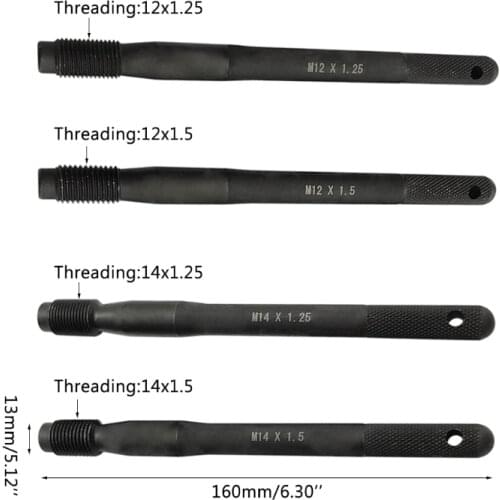 K1KA M12X1.25/1.5 M14X1.25/1.5 Wheel Hanger Pin Set Tire Positioning Pin Wheel Fitting Removal Alignment Tool Nut Bolt Lugs