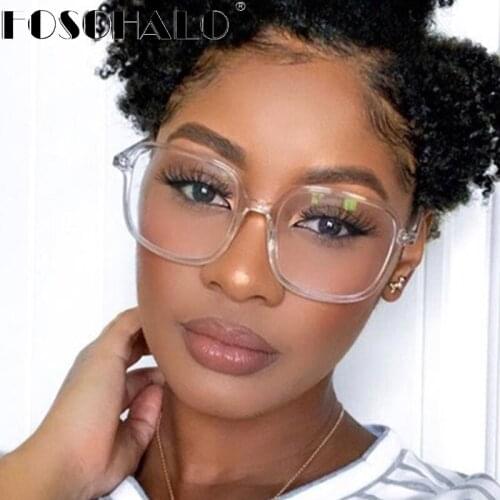 Square Anti Blue Light Blocking Glasses Optical Glasses Women Men Computer Glasses Reading Prescription Spectacle Frames Unisex