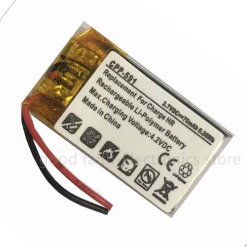 LSSP031420AB Battery for Fitbit Charge HR Smart watch Rechargeable Batteries Pack Replacement New Li-Po 70mAh Smartwatch Battery