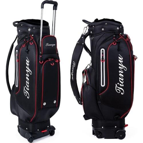 Pgm Multifunctional Golf Standard Bag Large Capacity Travelling Sports Bags Retractable Stand Caddy Bags With Tug Lock D9113