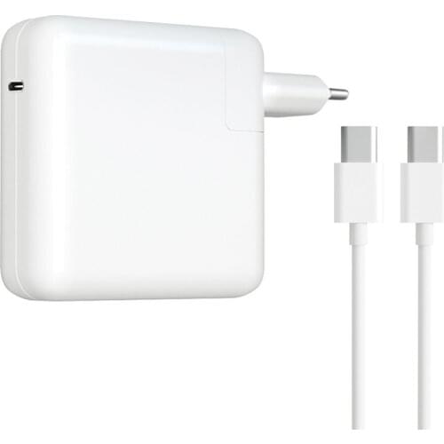 87W USB Type C Wall Charger Compatible For MacBook 15 inch MNF82LL/A, 61W MNF72LL/A, 29W MJ262LL/A (6.5Ft USB-C Cable Included)