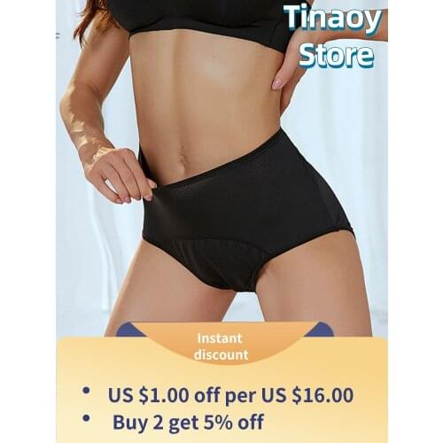 Leak Proof Menstrual Panties Physiological Pants Women Underwear Period Cotton Waterproof Briefs Plus Size Female Lingerie