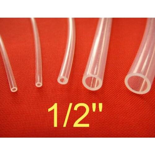 OD 12.7mm ID 9.6mm 1/2'' PTFE Tubing Tube Pipe hose,1/2 inch PFA F46