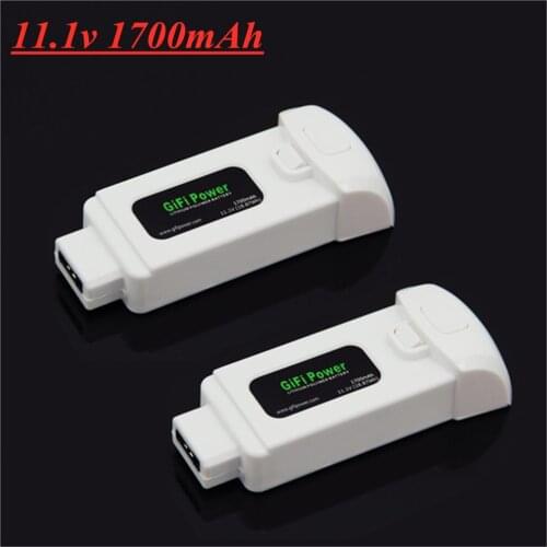 Original 11.1V 1700mAh 18.87Wh Lipo Battery for Yuneec Breeze Flying Camera Drone Extra Replacement Battery For Flying Camera