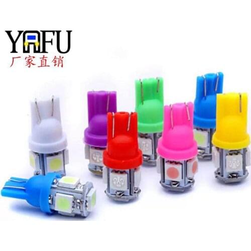 Manufacturer direct sale automobile bulb T10 5050 5smd width indicating working light motorcycle steering led license plate lamp