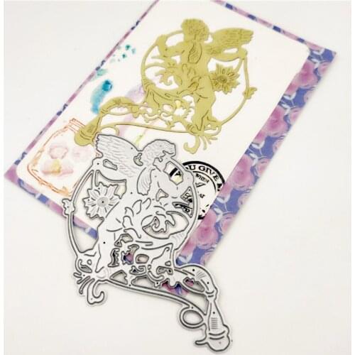 Cutting dies Back angel crafts paper die-cutting /DIY embossing, Easter and New Year