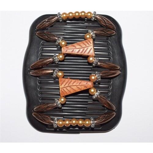 Standard comb leaf and golden beads 20pcs/lot magic comb