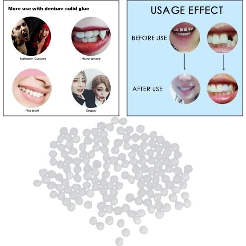 Thermal Tooth Filler Beads for Temporary Tooth Fix Missing Teeth or Broken