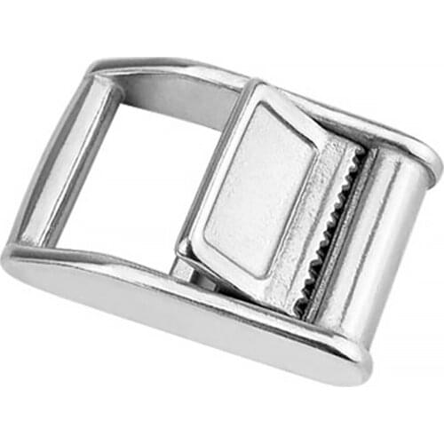 1Pc Stainless Steel 316 Cam Buckle Ratchet Buckle for 38mm Tie Down Strap or Webbings Cargo Lashing Lash Luggage Bag Belt Buckle