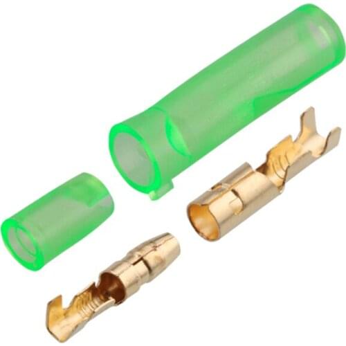 100Sets Bullet head male and female terminal block butt plug-in pluggable wire docking plug-in connector DJ221-4A DJ211-4A