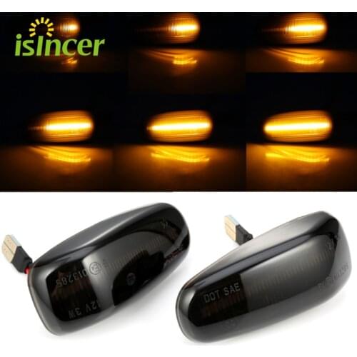 2 pieces Dynamic Side Marker Turn Signal Light For Mercedes-BENZ E-Class W210 C-Class W202 W208 W638 R170 Blinker Light
