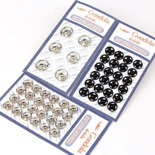 24 Pcs Mini Button Buckle for 1/6 Doll DIY Doll Clothes Metal Buckle Invisible Snap Handmade Doll Clothing Sewing Accessories