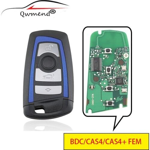 4 Buttons Car Remote Key Fob 315/433/868mhz for BMW F20 F21 F36 X5 F15 X6 F16 Car Key for Auto BDC/CAS4/CAS4+ FEM