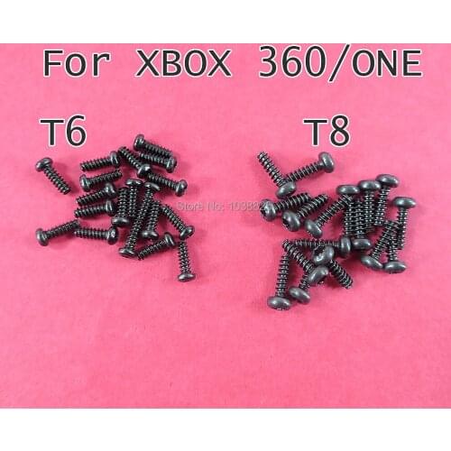 50pcs/lot T8 T6 Screws Replacement For XBOX360 xboxOne XBOX 360 XBOX One Controller Repair Part
