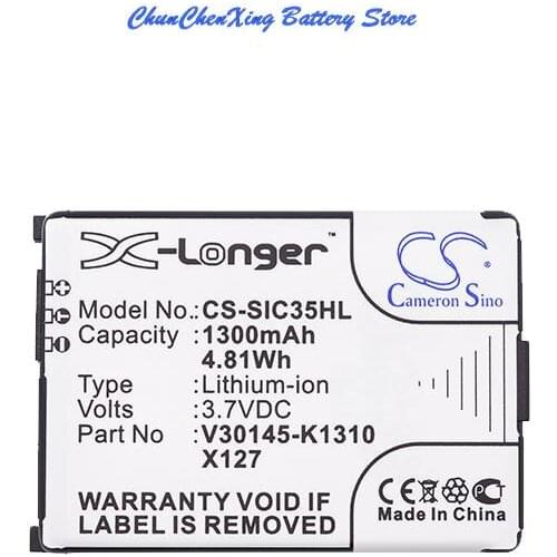 Cameron Sino 1300mAh Battery L36880-N5401-A102 for Siemens 3506, 3508, 3518, 3568, 3608, C35,C35e,C35i,M35,P35,S35, S35i,S46,S47