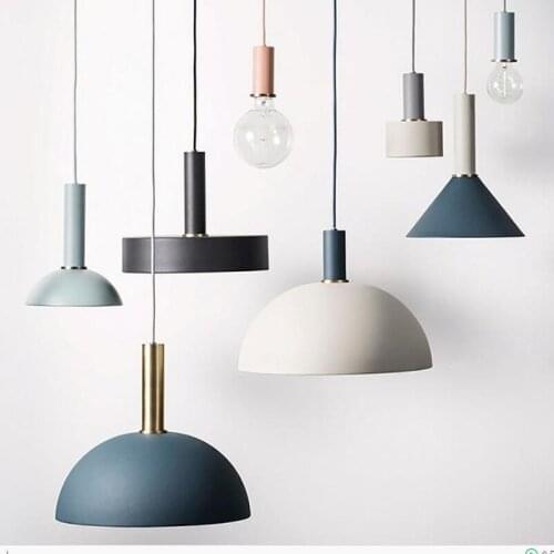 American Country Creative Wood iron Pendant light Lamp iron metal Hanging Lamp Nordic Designer Light Art Deco Lighting