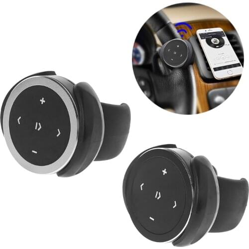 Wireless Bluetooth Media Steering Wheel Remote Control mp3 Music Play for Android IOS Smartphone Control Car Kit Styling
