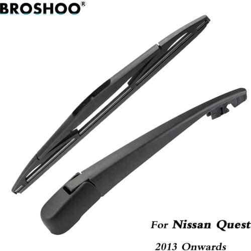 BROSHOO Car Rear Wiper Blades Back Windscreen Wiper Arm For Nissan Quest Hatchback (2013-) 305mm,Windshield Auto Styling