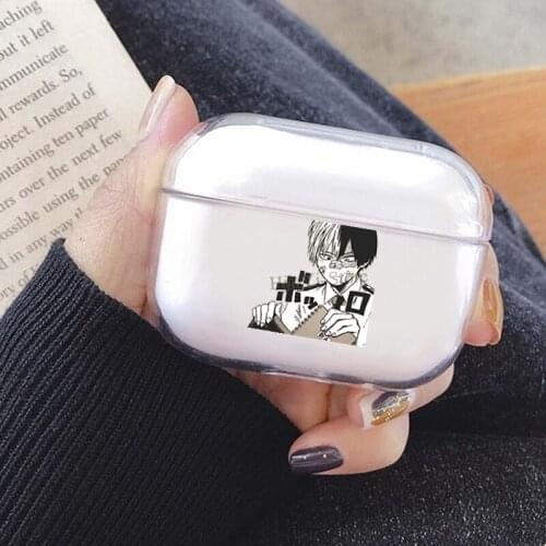 Shoto Todoroki My Hero Academia TPU Cover Case For AirPods Pro Case Bluetooth Case For Airpod 3 Earphone Accessories Skin