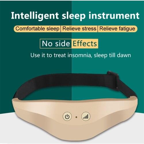 Electric Intelligent Head Sleeper Rechargeable Insomnia Artifact Sleep Instrument Aid Acupuncture-type Hypnotizer Head Massager