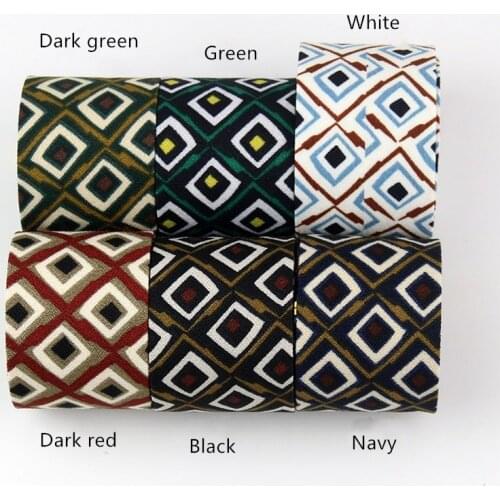 Kewgarden Plaid Pattern Fabric Layering Cloth Ribbon DIY Brooch Bow-tie Hair Accessories 40mm 25mm 10mm Handmade Tape Riband 10M