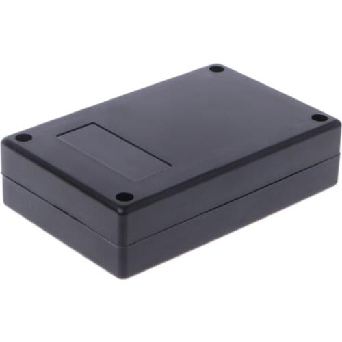 125x80x32mm Black Waterproof Box Electronic Project Instrument Case Connector