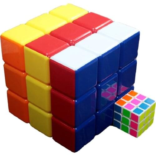 Hot Selling 3x3x3 Cube 18cm Super Big 9cm 7cm 6cm Magic Puzzle 3x3 Cubo magico Professional Educational Toy for kid best gift