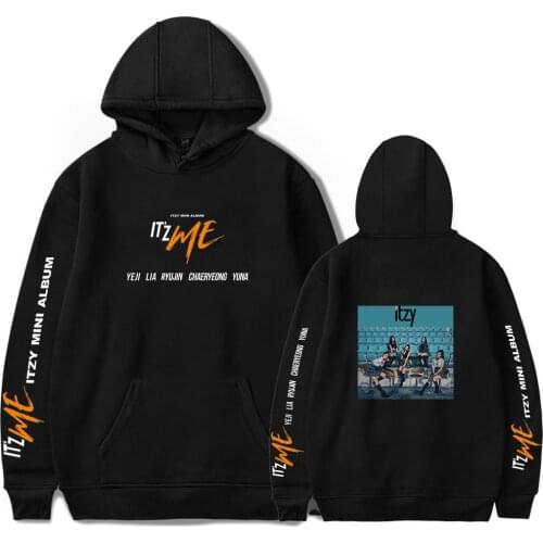 Fashion Design ITZY ITZ ME hoodies for Unisex Member Hoodie Kpop Men/women Autumn Winte Hoody ITZY Sweatshirt 4XL Oversized
