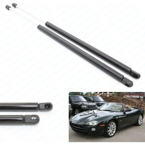 For Jaguar XK8 & XKR Convertible 1997-2003 2004-2006 26.34 inch Front Hood Gas Spring Lift Supports Struts Prop Rod Arm Shocks