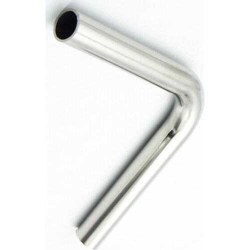 2" 51mm OD 304 Stainless Steel Sanitary Weld 90 Degree Elbow Pipe Fitting For Home Brew Homebrew Straight Pipe Length 150mm
