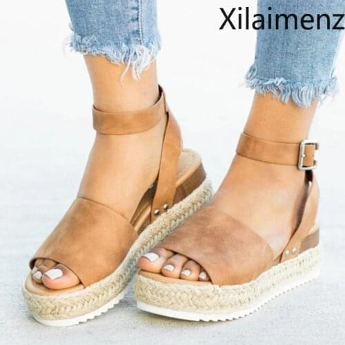Women Sandals Plus Size Wedges Shoes For Women High Heels Sandals Summer Shoes 2021 Flip Flops Chaussures Femme Platform Sandals