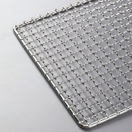 304 stainless steel Rectangle square barbecue grill mesh net for Food and fruit dryer