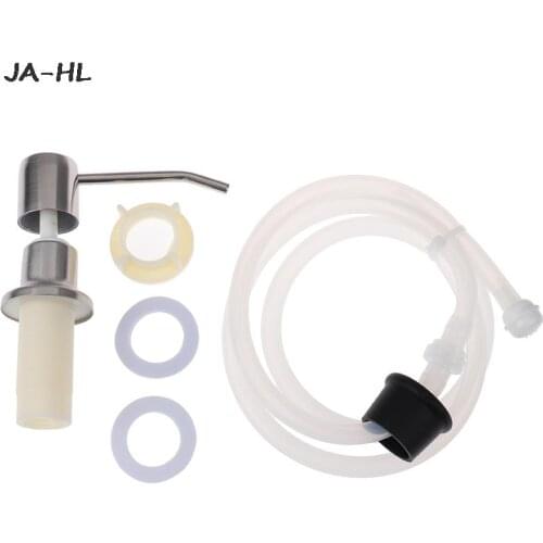 1PC Brass Brushed Nickel Soap Dispenser Extension Tube Kit for Kitchen Sink Pump