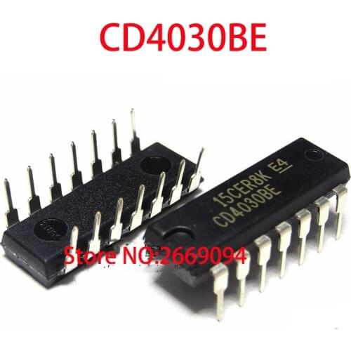 10PCS /50PCS /100PCS CD4030BE TC4030BP HEF4030BP DIP16 CD4030 Logic gate Quad Exclusive New original