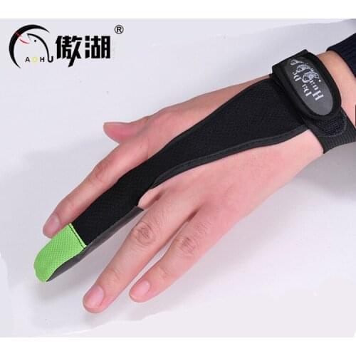 100pcs/lot new Sea Ice Rock Fly Single Finger Protector Gloves For Fishing One Singer Surfcasting Non-Slip Glove Useful Fishing
