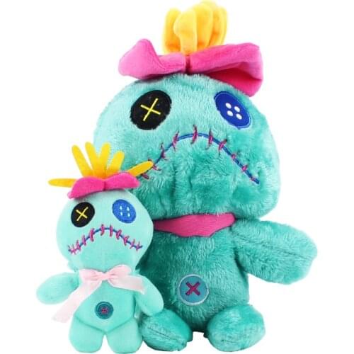 2 Styles Lilo and Stitch Plush Toy Lilo Scrump Soft Stuffed Dolls Pendants Gift for Children