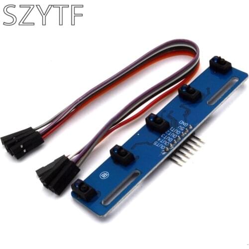 5-Way Black and White Line Identification Sensor Module Tracking Intelligent Car Infrared Sensor TCRT5000