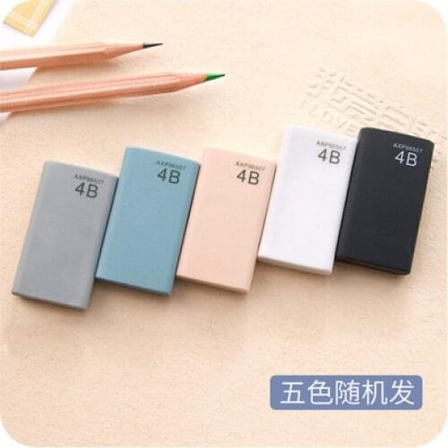 5pcs Plasticity Soft Rubber Eraser Student Drawing Sketch Highlight Plasticine Pencil Eraser Art Supplies Stationery