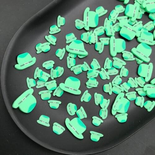 50g Hat Polymer Clay Slices Sprinkles for Kids Diy,Craft/Nail Art/Scrapbook Decoration,Filler Polymer Clay Embellishments