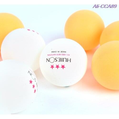 50PCS New Material Table Tennis Balls 3 Star 40+ ABS Plastic Ping Pong Balls Table Tennis Training Balls