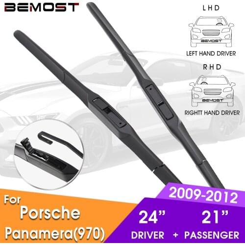 BEMOST Car Wiper Blade Front Window Windshield Wipers Blade For Porsche Panamera(970) 2009-2012 LHD/RHD 24"+21" Car Accessories
