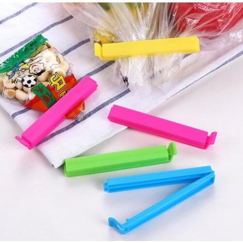 Household Storage Food Snack Seal Sealing Bag Clips Kitchen Plastic Tool Vacuum Sealing Clamp Food Clip Kitchen Storage Tool