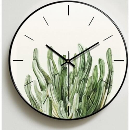 Flower Metal Wall Clock Vintage Metal 30cm Modern Design Wall Clocks Decorative Duvar Saati Metal Digital Silent Nordic Design 2