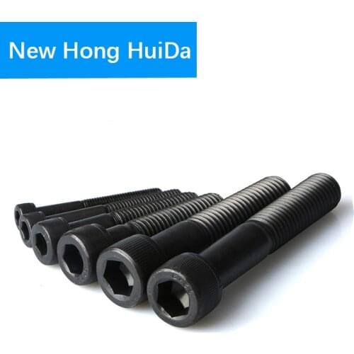 M10 M12 M14 M16 M18 M20 Half Thread Allen Hex Socket Head Cap Screws Hexagon Metric Machine Screw Bolt Black Alloy Steel 12.9